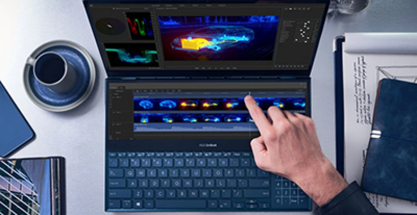 La apuesta taiwanesa: una laptop con dos pantallas para múltiples tareas
